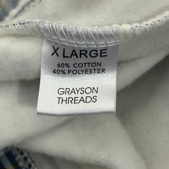 Grayson Threads Plaid Flare Pants Womens XL White Brown High Rise Retro Y2K - Picture 6 of 7